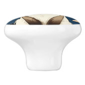 Exotische kat #1 keramische trek knop (Zijkant)