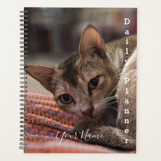 Exotische kat - Daily Planner - HAMbWG (Voorkant)