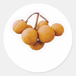 Exotische Kepel Fruit Sticker - Zeldzaam Indonesis
