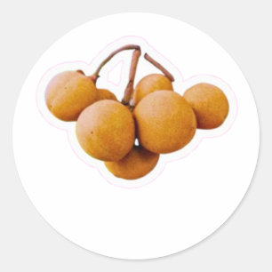Exotische Kepel Fruit Sticker - Zeldzaam Indonesis