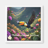 "Exotische kleurenuitbarsting" Magneet (Voorkant)