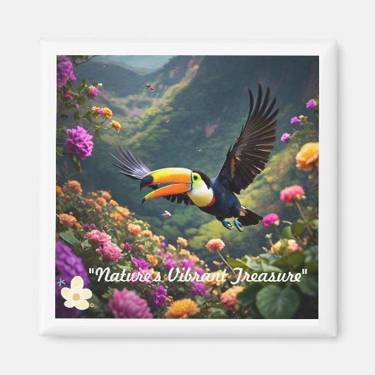 "Exotische kleurenuitbarsting" Magneet (Voorkant)