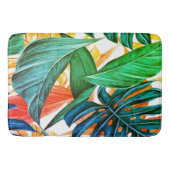 Exotische kleurige palmoverbladeren badmat (Voorkant)