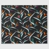 Exotische kleurige vogel van het paradijsblokpatro cadeaupapier (Vlak)