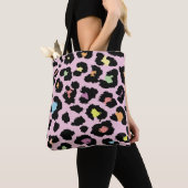 exotische kleurige, wilde luipaard tote bag (Dichtbij)