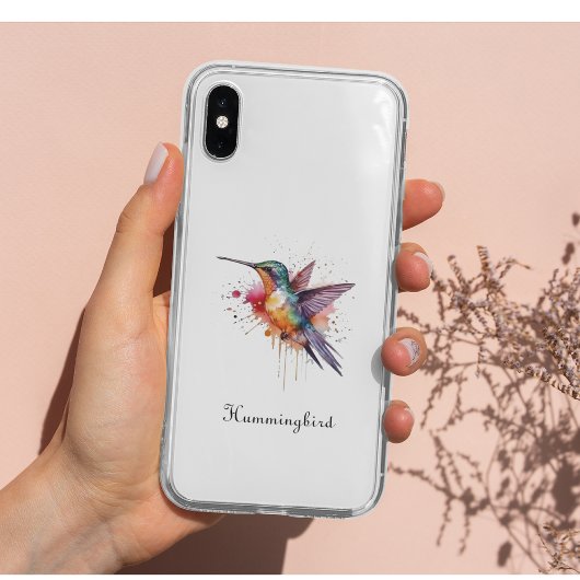 Exotische kleurrijke kolibrie aanpasbaar Case-Mate iPhone case