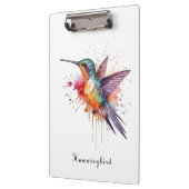 Exotische kleurrijke kolibrie aanpasbaar klembord (Links)