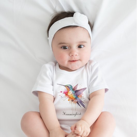 Exotische kleurrijke kolibrie aanpasbaar romper