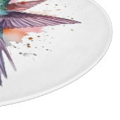 Exotische kleurrijke kolibrie aanpasbaar snijplank (Hoek)