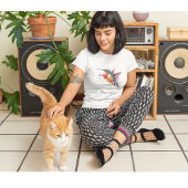 Exotische kleurrijke kolibrie aanpasbaar t-shirt