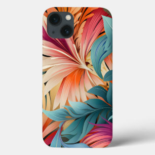 Exotische kleurrijke zomerbladeren Case-Mate iPhone case
