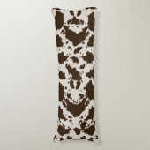 Exotische Koe printbuis Lichaamskussen (Voorkant Verticaal)