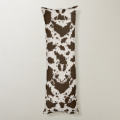 Exotische Koe printbuis Lichaamskussen (Achterkant (Verticaal))