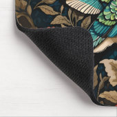 Exotische kolibrie William Morris geïnspireerd doo Muismat (Hoek)