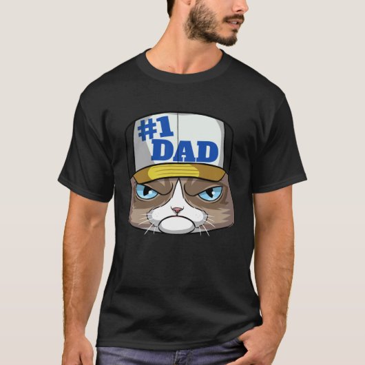 Exotische Korthaar Kat 1 Vader T-shirt (Voorkant)