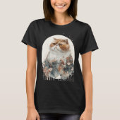 Exotische Korthaar Kat Japanse Kersenbloesem Water T-shirt (Voorkant)