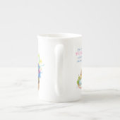 Exotische Korthaar Kat Moeder Porselein Gepersonal Porselein Kop (Achterkant)