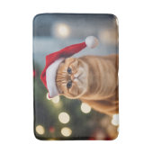 Exotische Korthaar Kerstmis Badmat (Voorkant Verticaal)