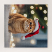 Exotische Korthaar Kerstmis Legpuzzel (Horizontaal)