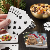 Exotische Korthaar Kerstmis Pokerkaarten (Insitu)