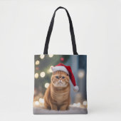 Exotische Korthaar Kerstmis Tote Bag (Voorkant)