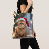 Exotische Korthaar Kerstmis Tote Bag (Dichtbij)