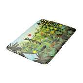 exotische landschap met leeuwen en leeuwen, badmat (Gekanteld)