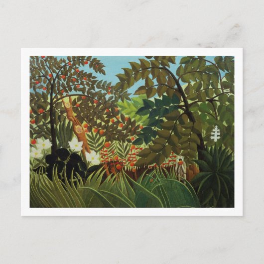 Exotische landschappen briefkaart (Voorkant)