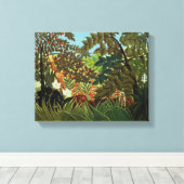 Exotische landschappen canvas afdruk (Insitu (Houten vloer))