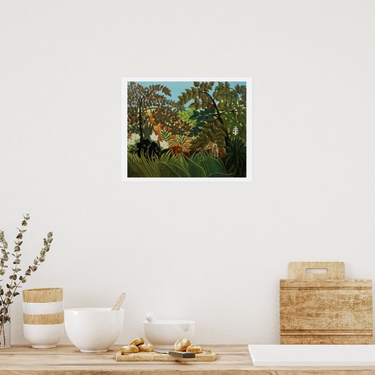 Exotische landschappen poster (Keuken)