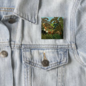 Exotische landschappen vierkante button 5,1 cm (In situ)