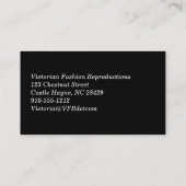 Exotische lederen professionele Natuur Visitekaart Visitekaartje (Achterkant)