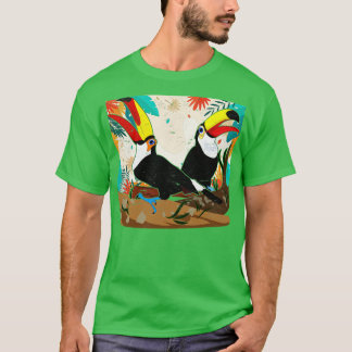 Exotische leiders Birdwatch Lover Ornitholoog Tro T-shirt