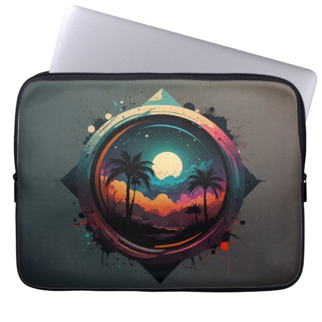 exotische lens laptop sleeve (Voorkant)