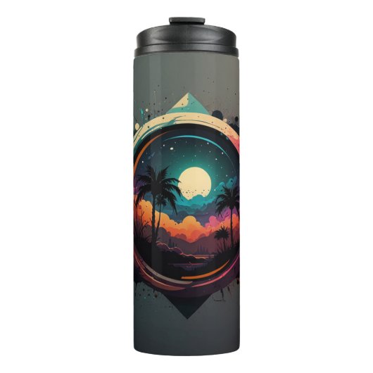 exotische lens thermosbeker (Voorkant)