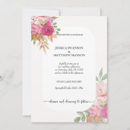 Exotische Lente Zomer Bloemen Boho Garden Kaart