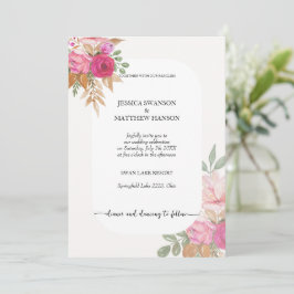 Exotische Lente Zomer Bloemen Boho Garden Kaart