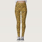 Exotische Leopard Safari Print Leggings (Voorkant)