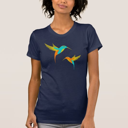 Exotische luchtvogels t-shirt (Voorkant)