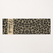 Exotische luipaard afdrukken yogamat