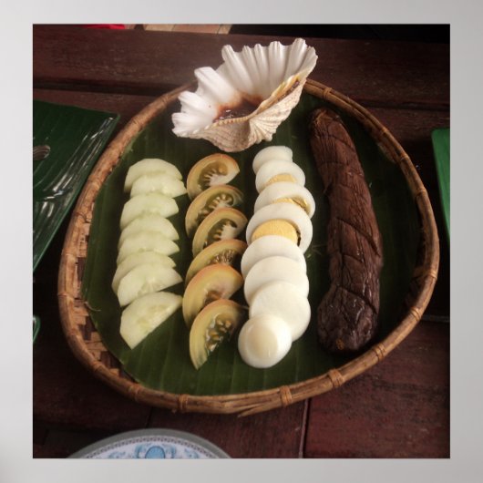 exotische lunch poster (Voorkant)