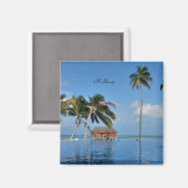 Exotische Malediven Magneet (Voorkant / Achterkant)