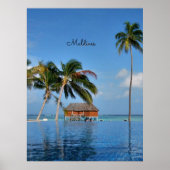 Exotische Malediven Poster (Voorkant)