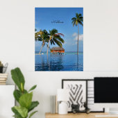 Exotische Malediven Poster (Thuiskantoor)