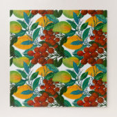 Exotische Mango: Zomer Naadloos Legpuzzel (Horizontaal)