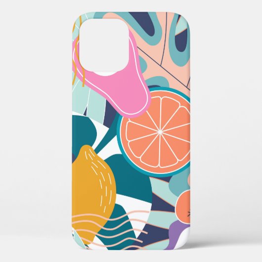 Exotische, moderne oerwoud collage. Case-Mate iPhone case (Achterkant)