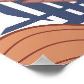 Exotische monstera bladeren,  tropisch. poster (Hoek)