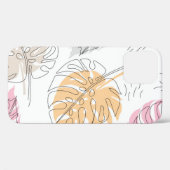Exotische Monstera Lijn Tekening Kunst Case-Mate iPhone Case (Achterkant (horizontaal))