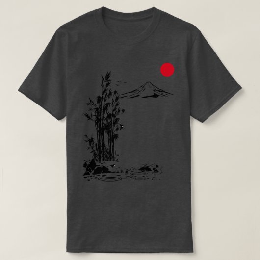 Exotische Natuur Oosterse stijl T-shirt (Design voorkant)