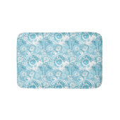 exotische oceaanpatroon badmat (Voorkant)
